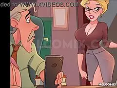 Горячая милф шлет нюдсы в развратной домашней анимации, так дико