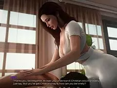 Hey, kalın büyük kıçlı sıcak üvey annemin kiracısına masaj yaptığını izlemek ister misin? - Desirium 3D