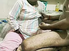 desi indian wife with big tits bent over for hardcore doggystyle fucking by neighbor boys