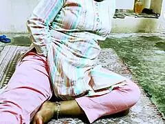 desi indian wife with big tits bent over for hardcore doggystyle fucking by neighbor boys