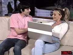 Wow, Pristine Edge, Stepmom with Big Tits, Drills Stepson’s Huge Cock!