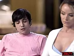 Wow, Pristine Edge, Stepmom with Big Tits, Drills Stepson’s Huge Cock!