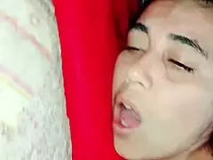 naree enjoys her tight juicy pussy in pov fuck 😍