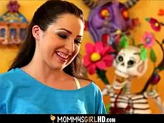 Milf dives into her hot best friend's petite pussy.