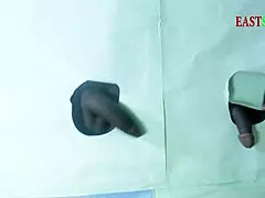 Eastsidebabe and Patricia9ja took turns with BLOWJOBS at the glory hole one by one.