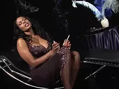 Wow, smoking fetish mixed with hardcore banging in quickie with India milf!