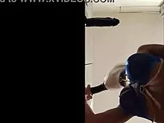 watch this latina milf sucking three cocks but craving fresh cum in her mouth