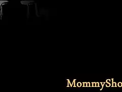 Petite stepdaughter sneaks into stepmom’s room. Her fingers explore every inch in a steamy lesbian moment.