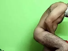 Black Indian housewife sucks big hairy ass