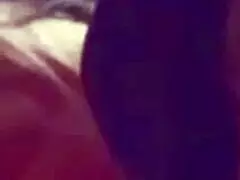 milf brunette tries double dildo