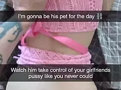 Real Cheating Girlfriend Becomes Pet Cumslut on Snapchat - Richelle Rose.