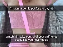 Real Cheating Girlfriend Becomes Pet Cumslut on Snapchat - Richelle Rose.