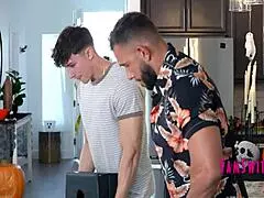 halloween family swap turns into wild sinful fun.