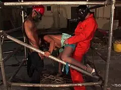 Oh Gadis Cantik Mengerang Kuat Threesome Cowgirl Hisap Batang Dapat Pancut!