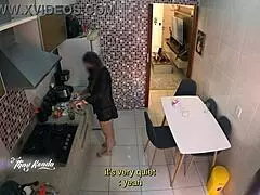 Hot wife Thay Ksada steps out of shower in nightgown. She surprises the delivery man today.