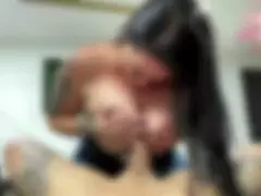 Mature Latina Blows and Swallows Cum