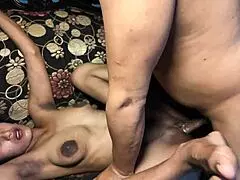 Skinny Cutie Bends Over for Hard Anal Doggy