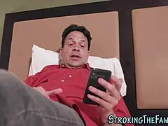 Goth Stepmother Milf Endures Rough Banging and Gets Sprayed with Cum in Wild Group Scene