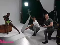 Girls Rimming - Ebony Milf Zaawaadi SUBMITS to BBC Action!