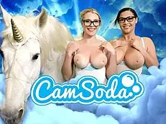 Hot country blonde milf squirts hard on Camsoda webcam