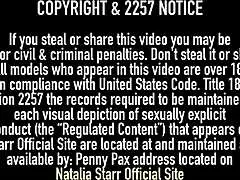 Inked Stallion Chats With Natalia Starr On Couch