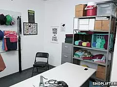 I’m so desperate, got caught shoplifting at the mall on CCTV... um, the officer said he’d fuck my milf pussy to let me go!