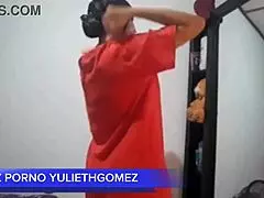 Latina college girl in bunny uniform gets intense oral sex!