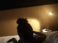 Watch the tall mature mistress striptease, ripping clothes off the petite girl