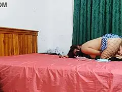 damn, this busty housewife in a student uniform is reliving her slutty youth! 🔥