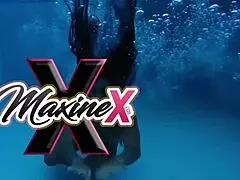 nyssa nevers teases in lingerie with huge toys