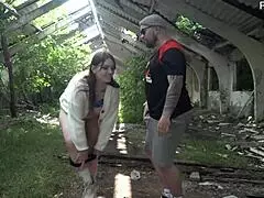 Ever tried hot public pegging in sunny weather?