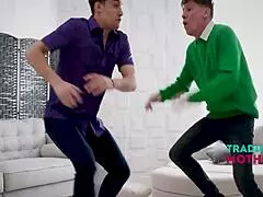 Watch These Milfs Dominate And Bind Their Submissive Step Sons!