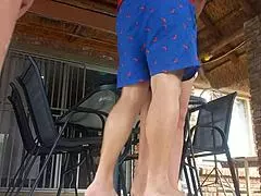 eh baru je kongkek upskirt dengan ibu tiri pandang bawah gila