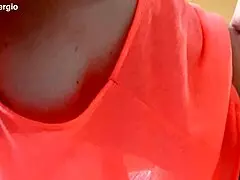 Watch this milf bend over during her workout, getting fucked hard with those big natural tits bouncing close up?