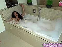 i messed up big time cheating on my wife with this hot german latina bitch in the bath