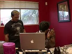 ann marie rios gets a massive facial after a fuck that nails her g-spot