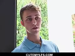 grab your cock so deep with anal finger and big cock fucking