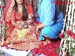 Indian step mom celebrates suhagrat wedding night