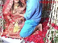 Indian step mom celebrates suhagrat wedding night