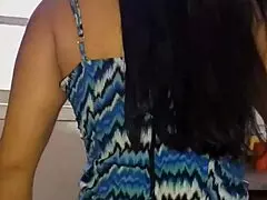 Sexy brunette housewife takes cock in the kitchen before chores