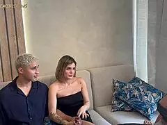 Horny Mother-in-Law, Why Bang Your Daughter's Boyfriend to Approve Their Relationship? Trio With Melanie Cáceres & Rosxana Gutierrez Shocks!