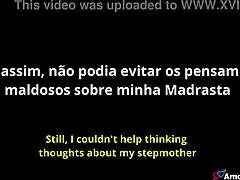 my stepmother started acting differently after the separation, giving me taboo blowjobs