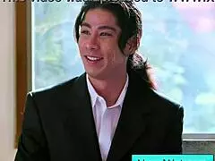 Sexy Big Tit Blonde Masseuse Describes Nuru Massage to Client Lauren Phillips and David Lee.