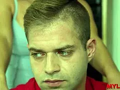 Wow, Mylfex stepmom uses her anus to soothe her stepson! 😲