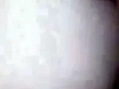 Submissive BBW licks ass in lingerie during homemade worship session