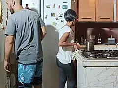 Unbelievable! My stepfather leaves me with his wife, and I end up banging her over and over!