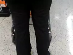 Yo, spotted a big booty PAWG sneaking around at Cub Foods