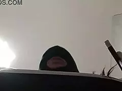 tied up blindfolded and ballgagged latina milf gets choked humiliated and fucked in mouth pussy and ass