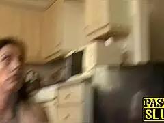 Stepdaughter Pleases Step Daddy While Mom Is At Work