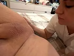 Intense POV Rimjob and Blowjob from Milf, Cum Filling Mouth